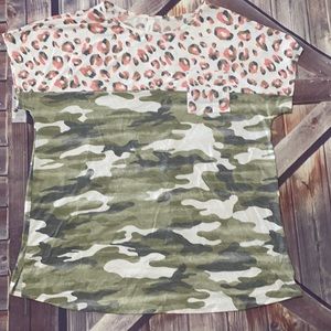 Ladies Camo Top